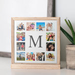 Azulejo De Cerâmica Colagem Personalizada de Fotos da Família Personal<br><div class="desc">Crie sua própria colagem personalizada de 12 fotos,  azulejo cerâmico com suas imagens personalizadas em um simples fundo branco moderno. A face do azulejo de cerâmica também apresenta seu monograma. Adicione suas fotos,  designs ou trabalhos de arte favoritos para criar algo realmente único.</div>