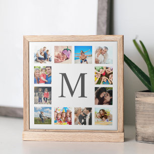 Azulejo De Cerâmica Colagem Personalizada de Fotos da Família Personal