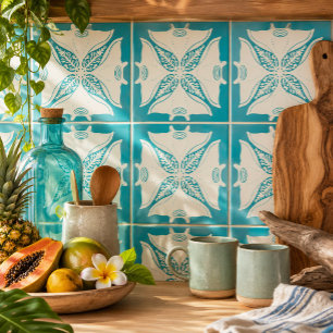 Azulejo De Cerâmica colcha havaiana Hahaloa arraia