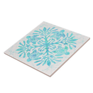 Azulejo De Cerâmica colcha hawaiana honu