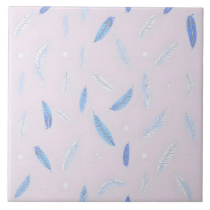 Azulejo De Cerâmica Coleção de Luxo Boho Tendência Penas