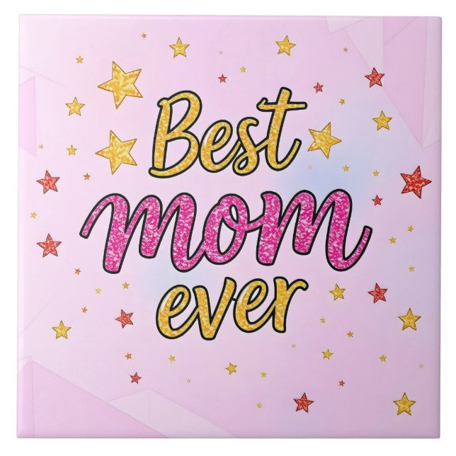 Azulejo De Cerâmica Coleção de Presentes Populares de Estrelas de Luxo (Frente)