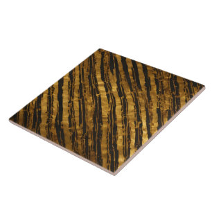 Azulejo De Cerâmica Coleção de Tendências de Arte Dourada Negra