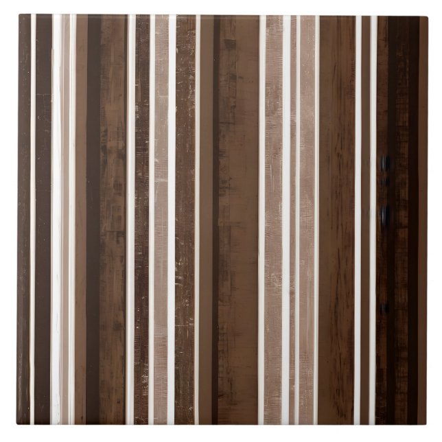 Azulejo De Cerâmica Coleção de Textura Branca de Linen Trendy Brown e  (Frente)