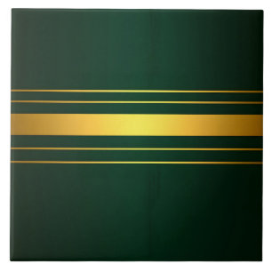 Azulejo De Cerâmica Coleção de Textura Dourada de Luxo Verde Trendy