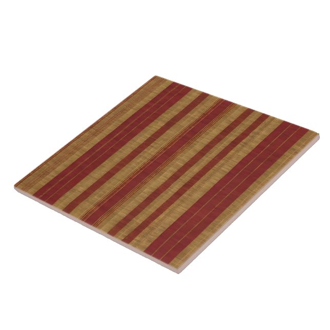 Azulejo De Cerâmica Coleção Dourada de luxúria Trendy Burgundy (Lateral)