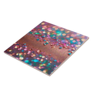 Azulejo De Cerâmica Coleção Holográfica Opal de Tendência da Glitter