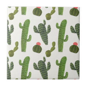 Azulejo De Cerâmica Coleção Llamarama  Cactus