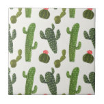 Azulejo De Cerâmica Coleção Llamarama | Cute Cactus<br><div class="desc">Aproveite este novo design de cacto fofo em um produto ou peça para aprimorar e adicionar ao mundo ao seu redor. Artista: Victoria Borges</div>