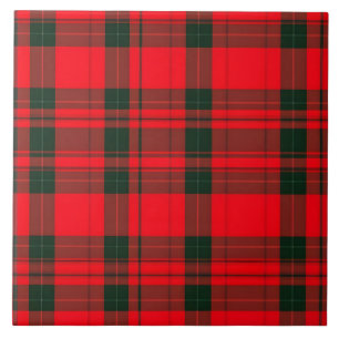 Azulejo De Cerâmica Coleção Popular de Tartan Xadrez Tradicional Verme