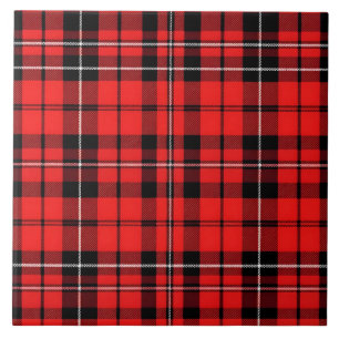 Azulejo De Cerâmica Coleção Popular Tradicional de Tartan Xadrez Verme