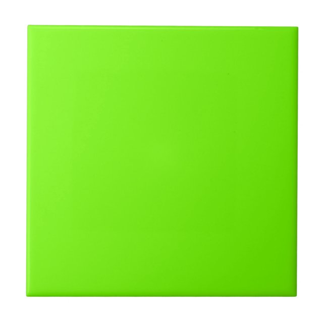 Azulejo De Cerâmica Coleção Retro Fluoro Limão-Verde (Frente)