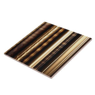 Azulejo De Cerâmica Coleção Wood Dourado Trendy Art Lamperia