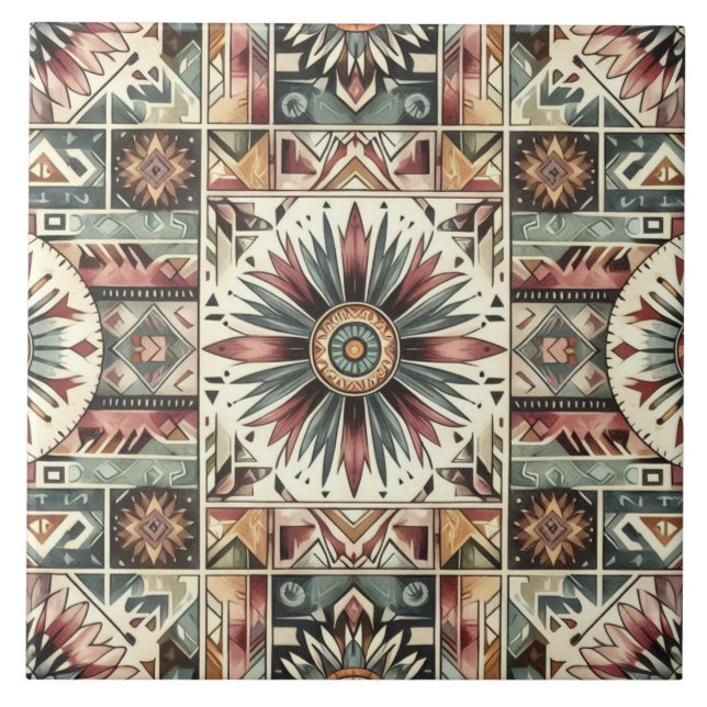 Azulejo De Cerâmica Colheita de Girassóis (Frente)