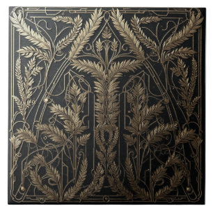 Azulejo De Cerâmica Colheita de Grain Gilded