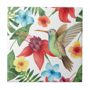 Azulejo De Cerâmica Colibri tropical