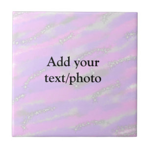 Azulejo De Cerâmica Coloração colorido simples adicione sua foto de te