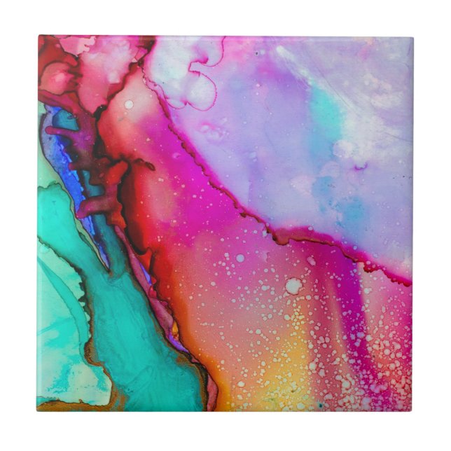 Azulejo De Cerâmica Coloração do Mashup (Frente)