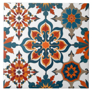 Azulejo De Cerâmica Colorido,mediterrânico,escandinavo,mosaico,