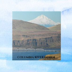 Azulejo De Cerâmica Columbia River Gorge e Monte Hood Landscape