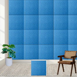 Azulejo de cerâmica com brilho azul espumante