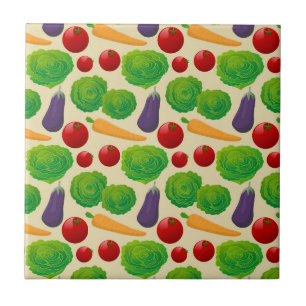 Azulejo De Cerâmica Coma seus vegetais
