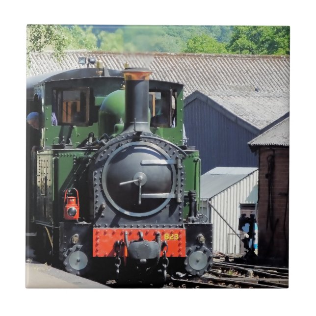 AZULEJO DE CERÂMICA  COMBOIO A VAPOR (Frente)