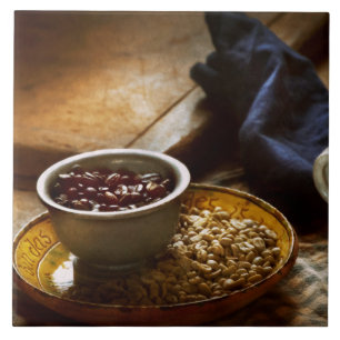 Azulejo De Cerâmica Comida - Café - Torrado fresco