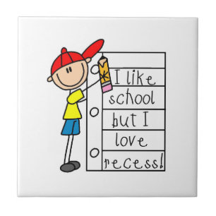 Azulejo De Cerâmica Como o Amor Escolar Recess