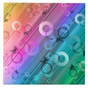 Azulejo De Cerâmica Composição abstrato