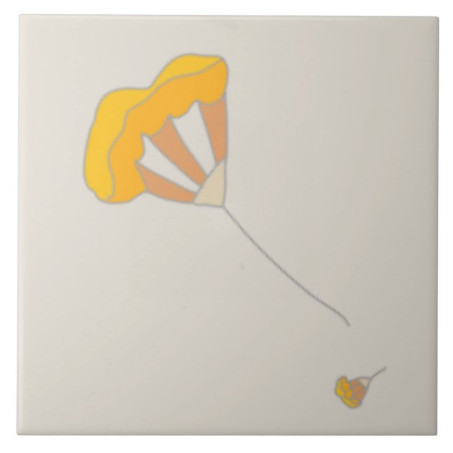 Azulejo De Cerâmica Composição oral design (Frente)