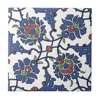 Azulejo De Cerâmica Composição turca 1 da flor do jardim