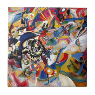 Azulejo De Cerâmica Composição VII de Kandinsky
