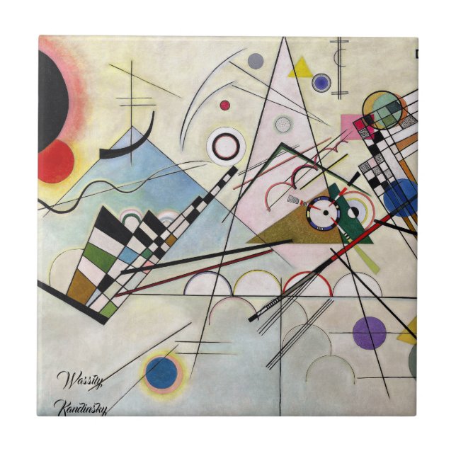 Azulejo De Cerâmica Composição VIII (Frente)