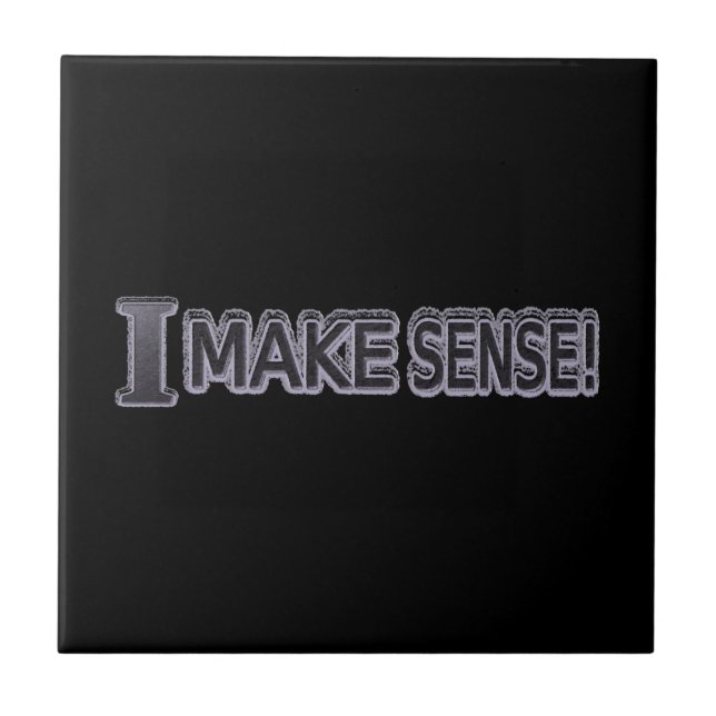 Azulejo De Cerâmica Comprar "Make Sense" de Design de Expressão Bela (Frente)
