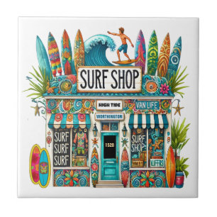 Azulejo De Cerâmica Compro de Surf divertido