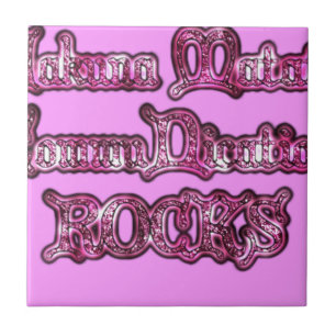 Azulejo De Cerâmica Comunicação Rochas Rosa Hakuna Matata .png