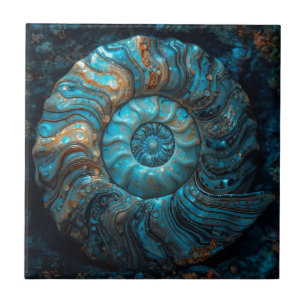 Azulejo De Cerâmica Concha de Abalone e Pérola Naufrágio