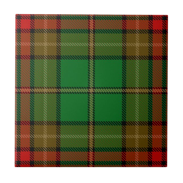 Azulejo De Cerâmica Condado de Cavan Irish Tartan (Frente)