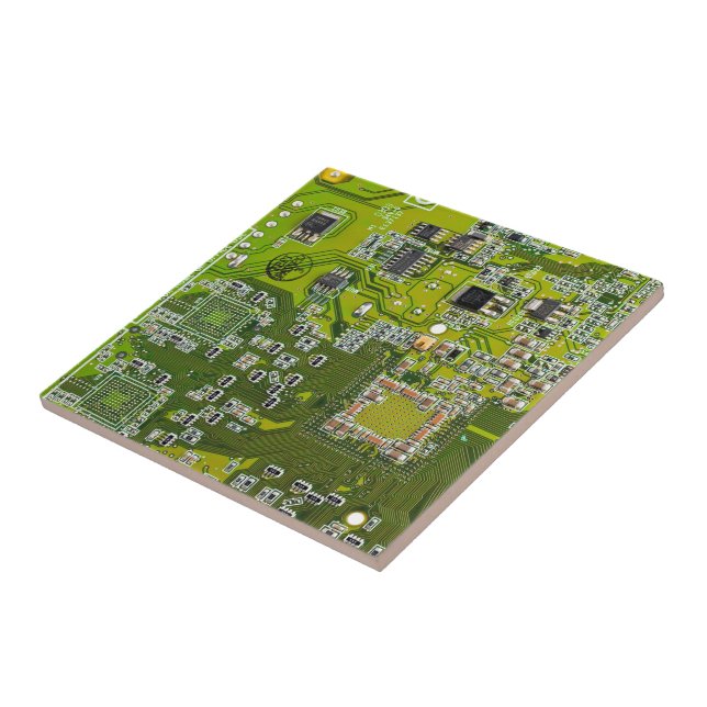 Azulejo De Cerâmica Conjunto de circuito impresso Circuito verde PCB C (Lateral)