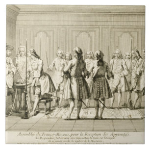 Azulejo De Cerâmica Conjunto dos pedreiro livres para iniciar um