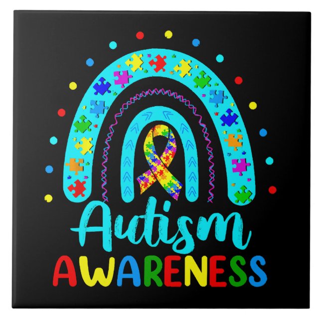 Azulejo De Cerâmica Conscientização do Autismo (Frente)