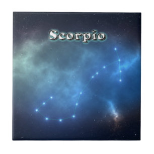 Azulejo De Cerâmica constelação de Scorpio