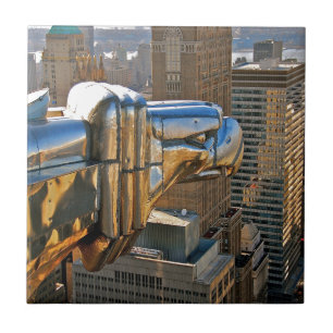 Azulejo De Cerâmica Construção de Chrysler: Gárgula