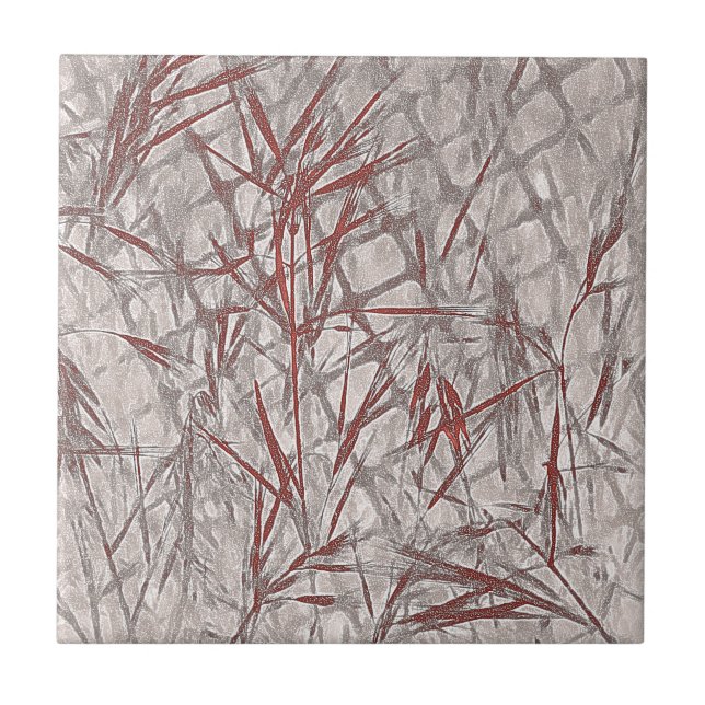 Azulejo De Cerâmica Construção de ferrugem e Cinzas (Frente)