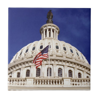 Azulejo De Cerâmica Construção do Capitólio dos E.U., Washington DC