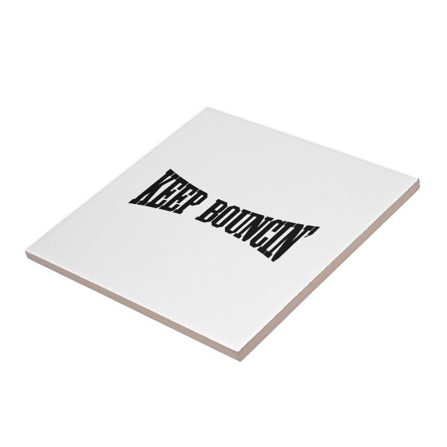 Azulejo De Cerâmica Continue a saltar (Lateral)