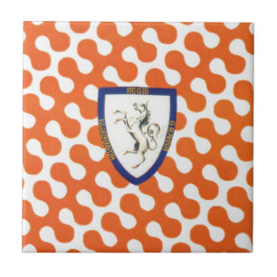 Azulejo De Cerâmica Contrada del Leocorno (Unicórn) Palio