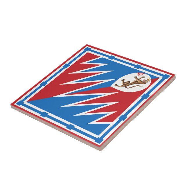 Azulejo De Cerâmica Contrada della Pantera (Pantera) Palio di Siena (Lateral)