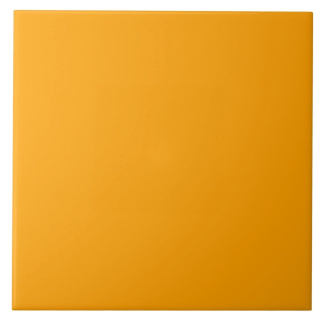 Azulejo De Cerâmica Cor amarelo-mostarda sólida (Frente)